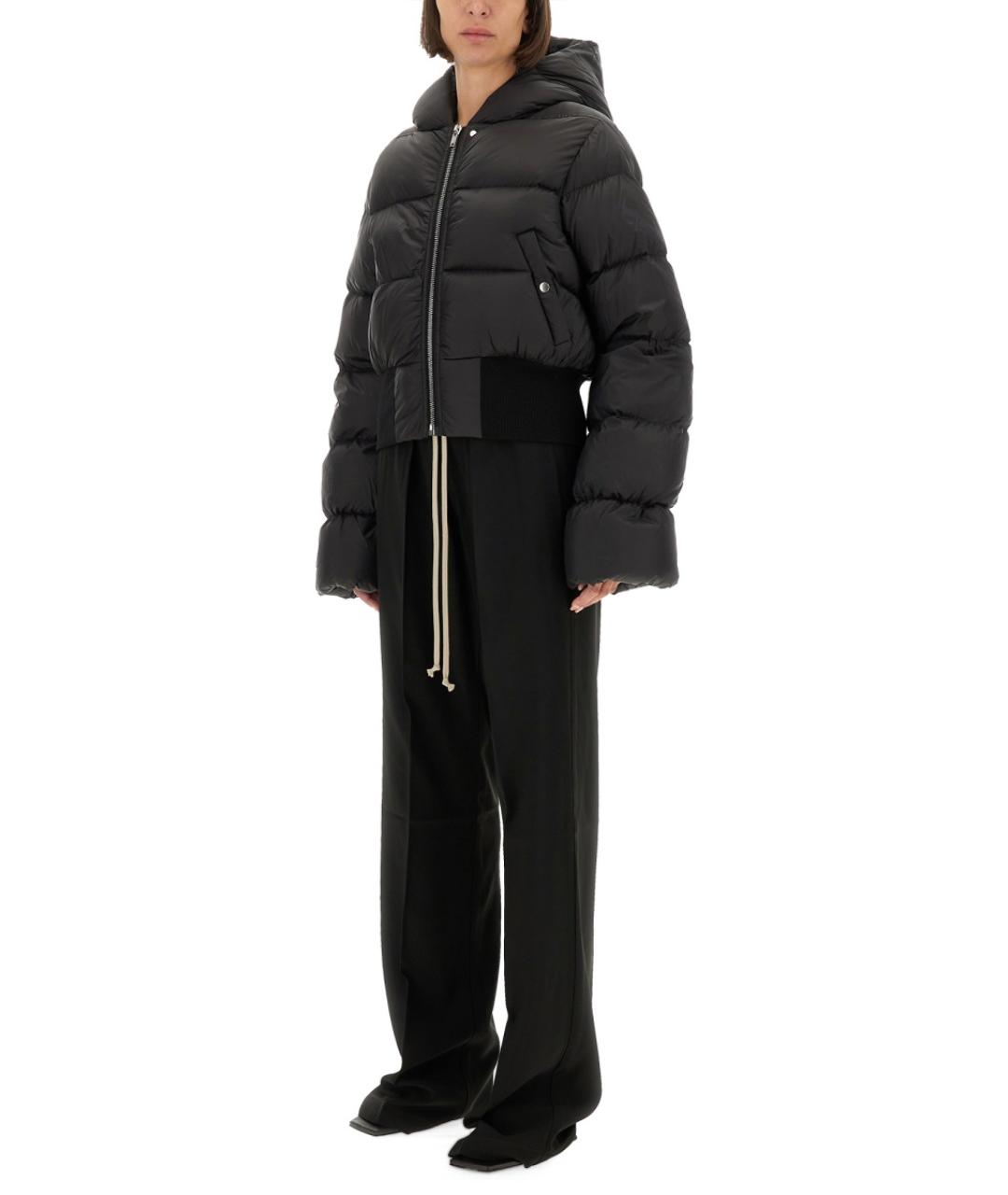 RICK OWENS Черная полиамидовая куртка, фото 3