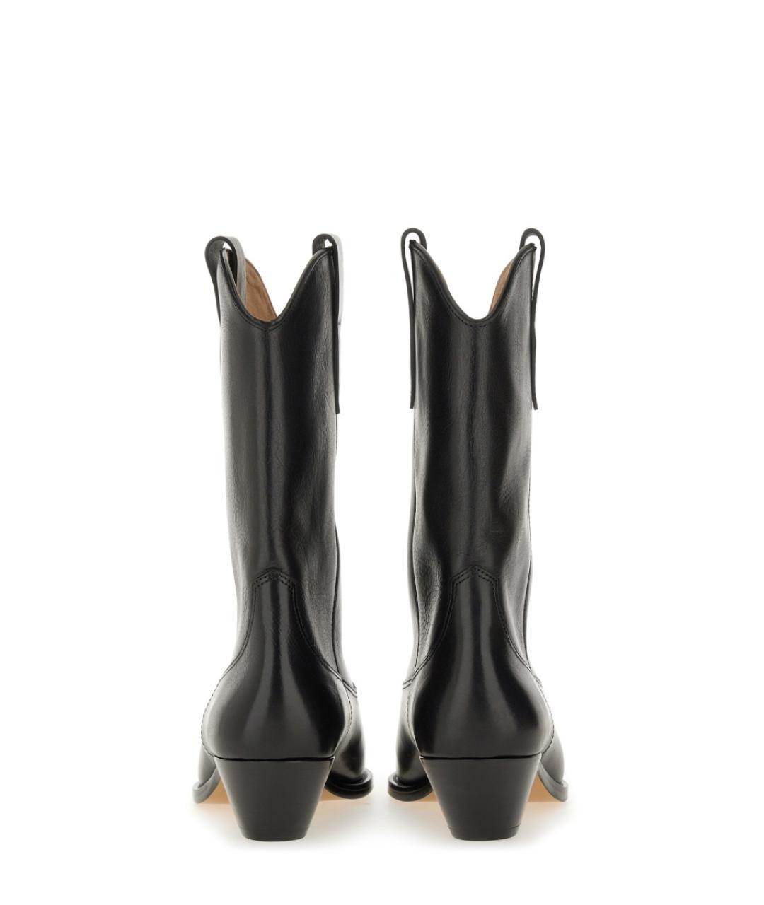 ISABEL MARANT Черные кожаные полусапоги, фото 3
