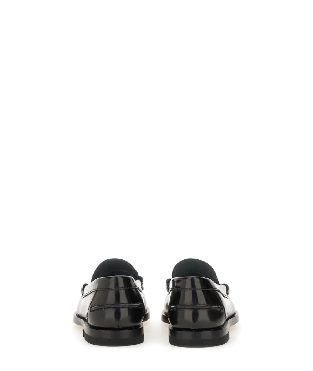 TOD'S Черные кожаные лоферы, фото 3