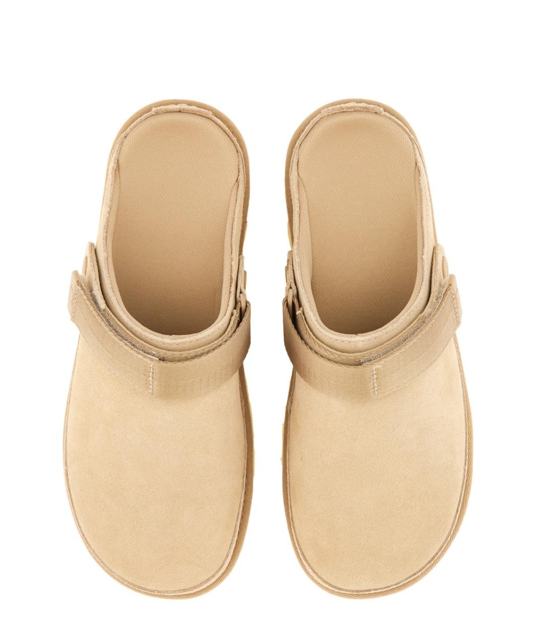 UGG AUSTRALIA Бежевые замшевые мюли, фото 6