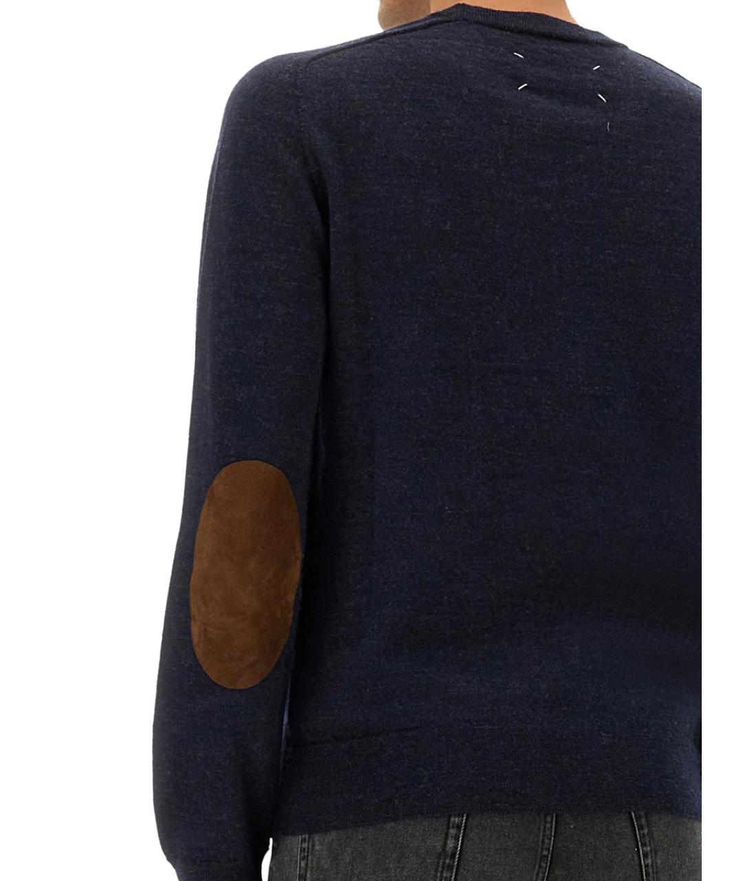 MAISON MARGIELA Синий шерстяной джемпер / свитер, фото 5