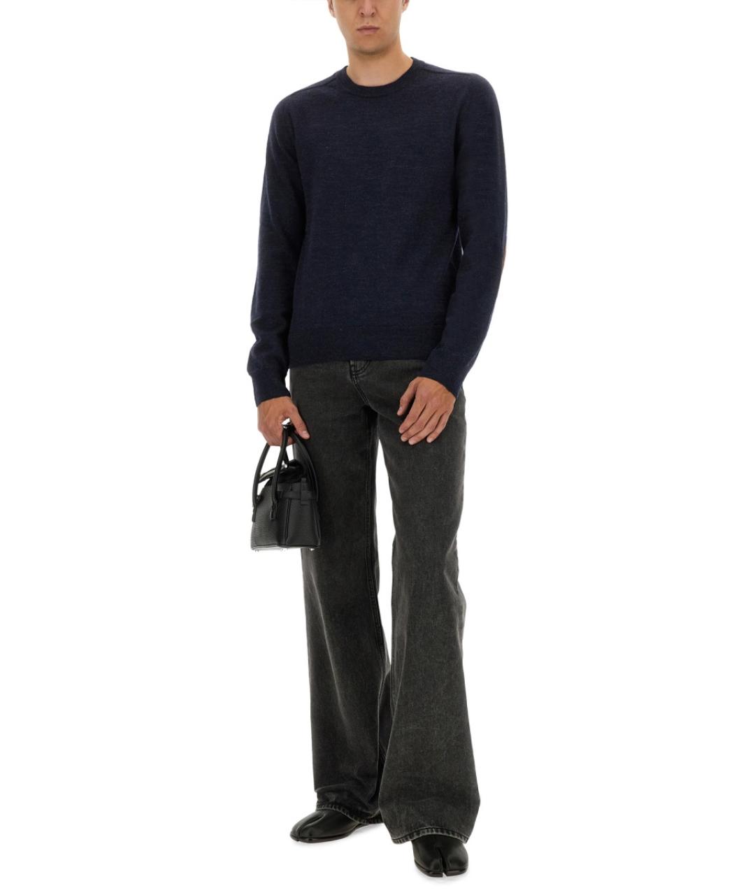 MAISON MARGIELA Синий шерстяной джемпер / свитер, фото 3