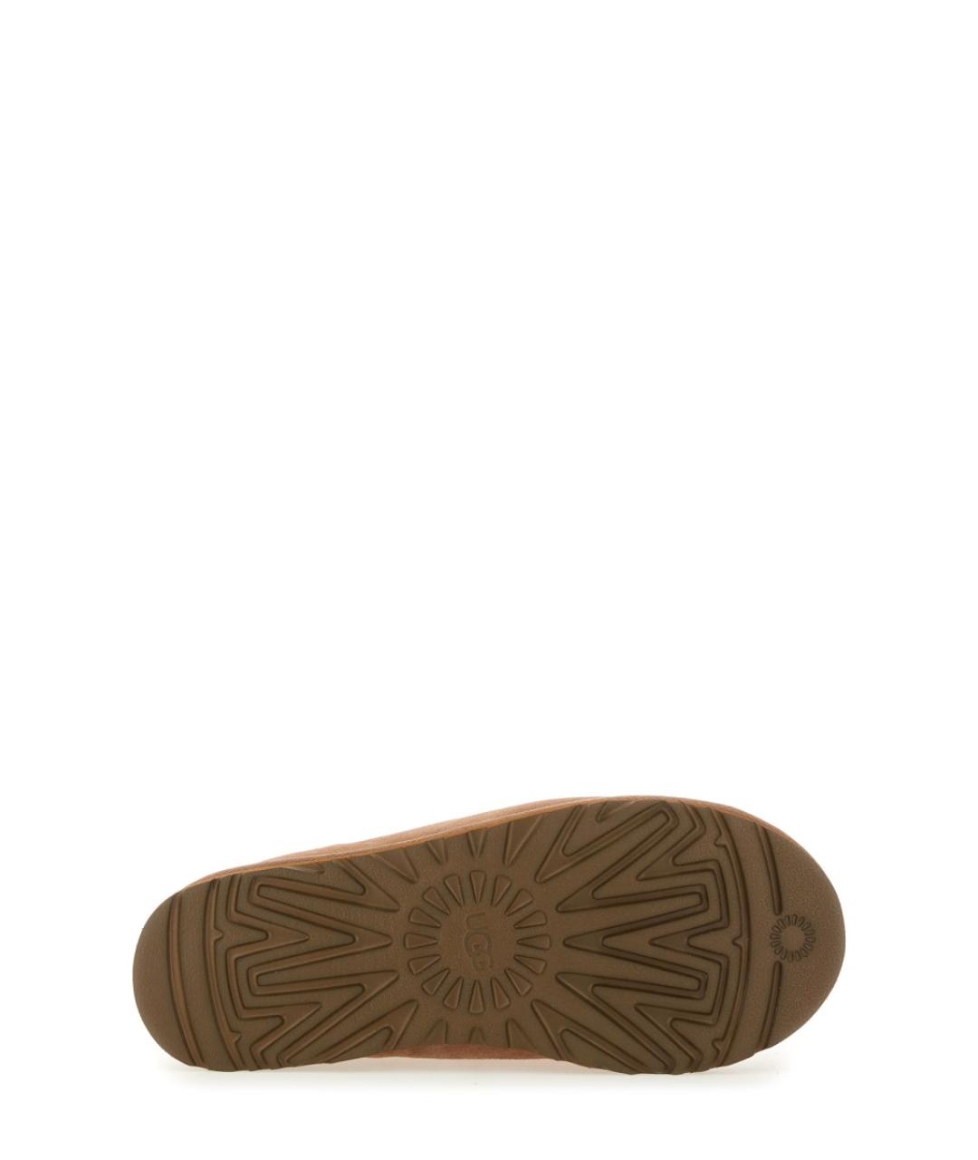 UGG AUSTRALIA Бежевые замшевые низкие ботинки, фото 5