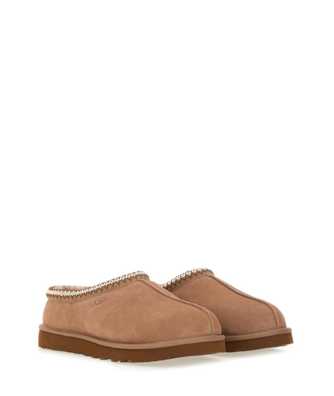 UGG AUSTRALIA Бежевые замшевые низкие ботинки, фото 2