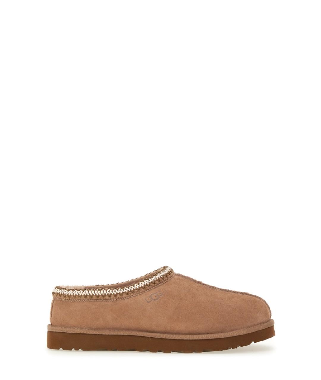 UGG AUSTRALIA Бежевые замшевые низкие ботинки, фото 1