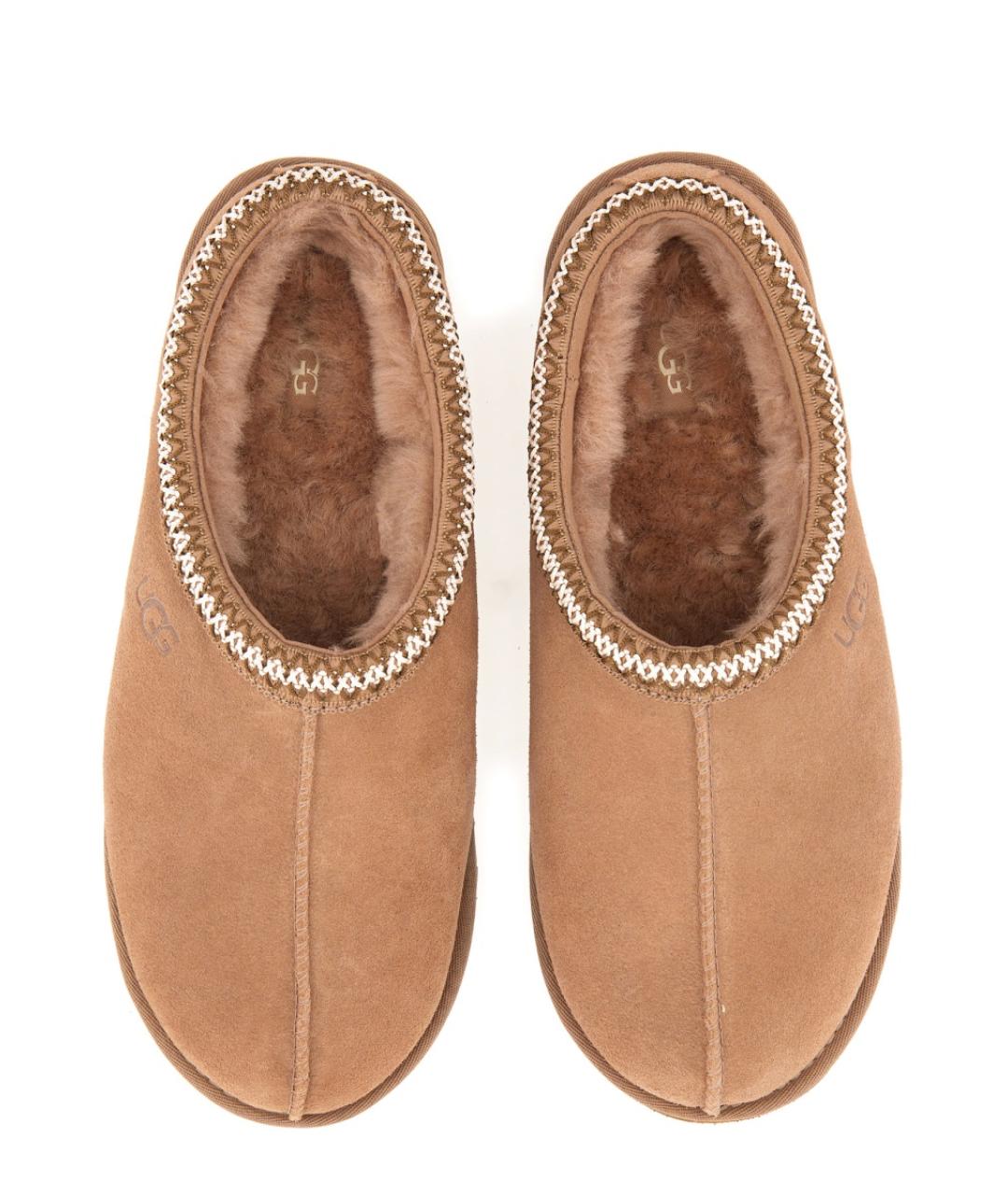 UGG AUSTRALIA Бежевые замшевые низкие ботинки, фото 6