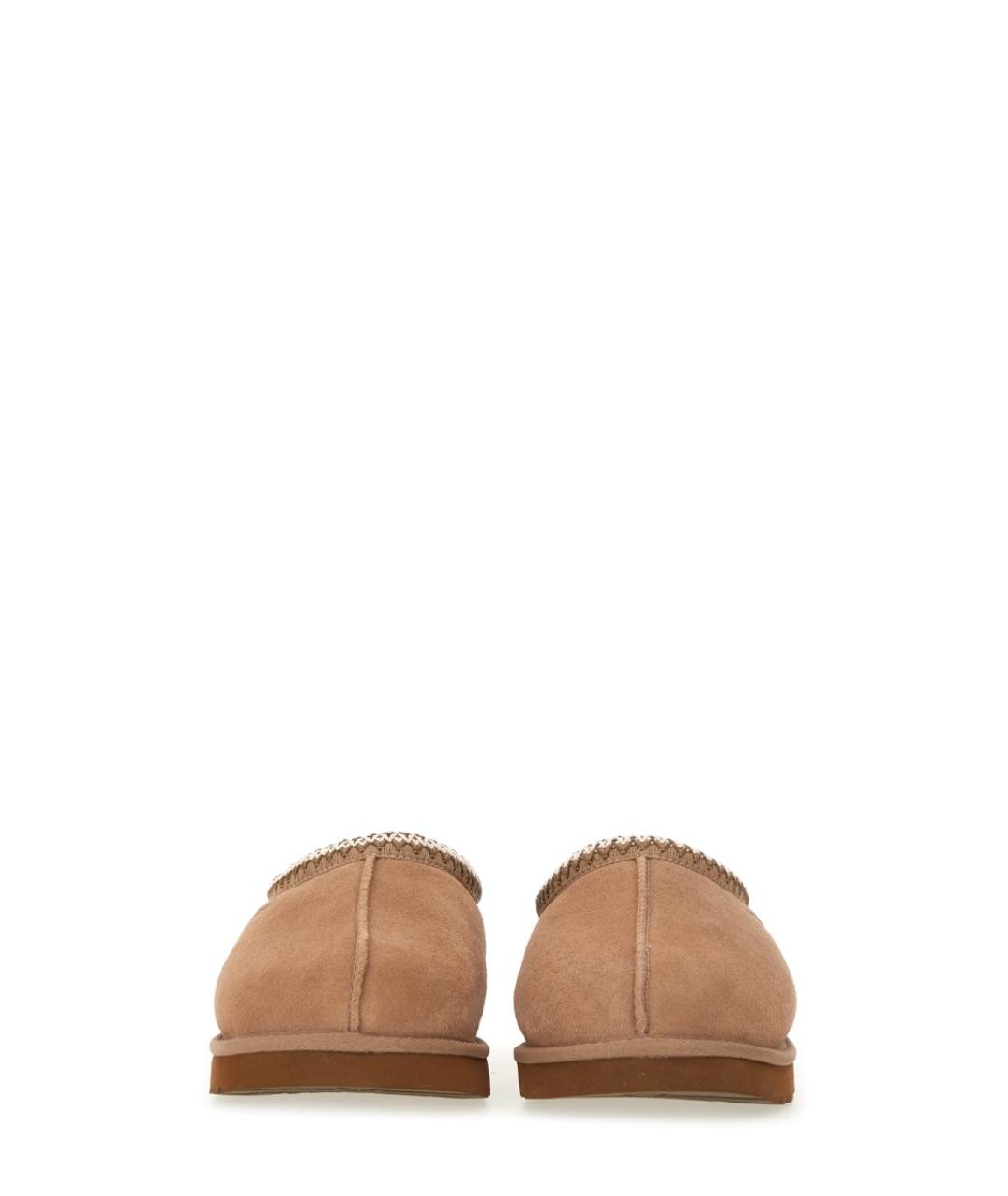 UGG AUSTRALIA Бежевые замшевые низкие ботинки, фото 4