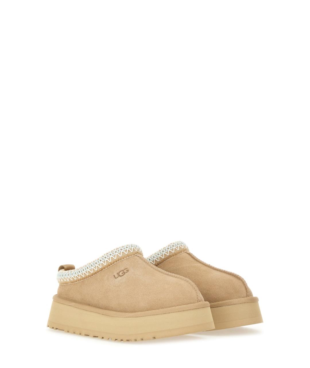 UGG AUSTRALIA Бежевые нубуковые ботинки, фото 3