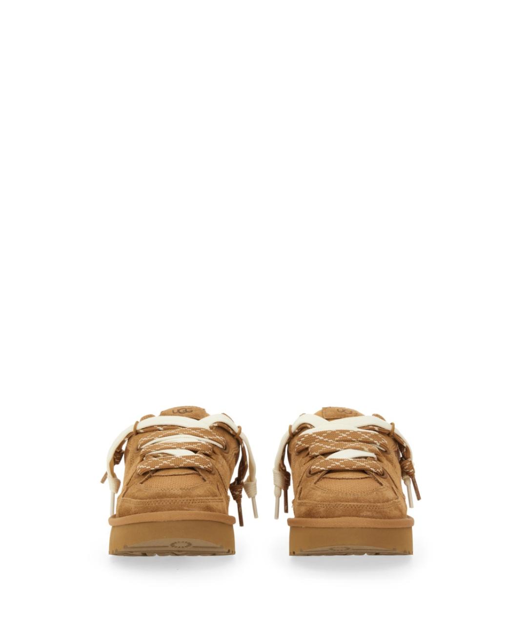 UGG AUSTRALIA Коричневые замшевые кеды, фото 5