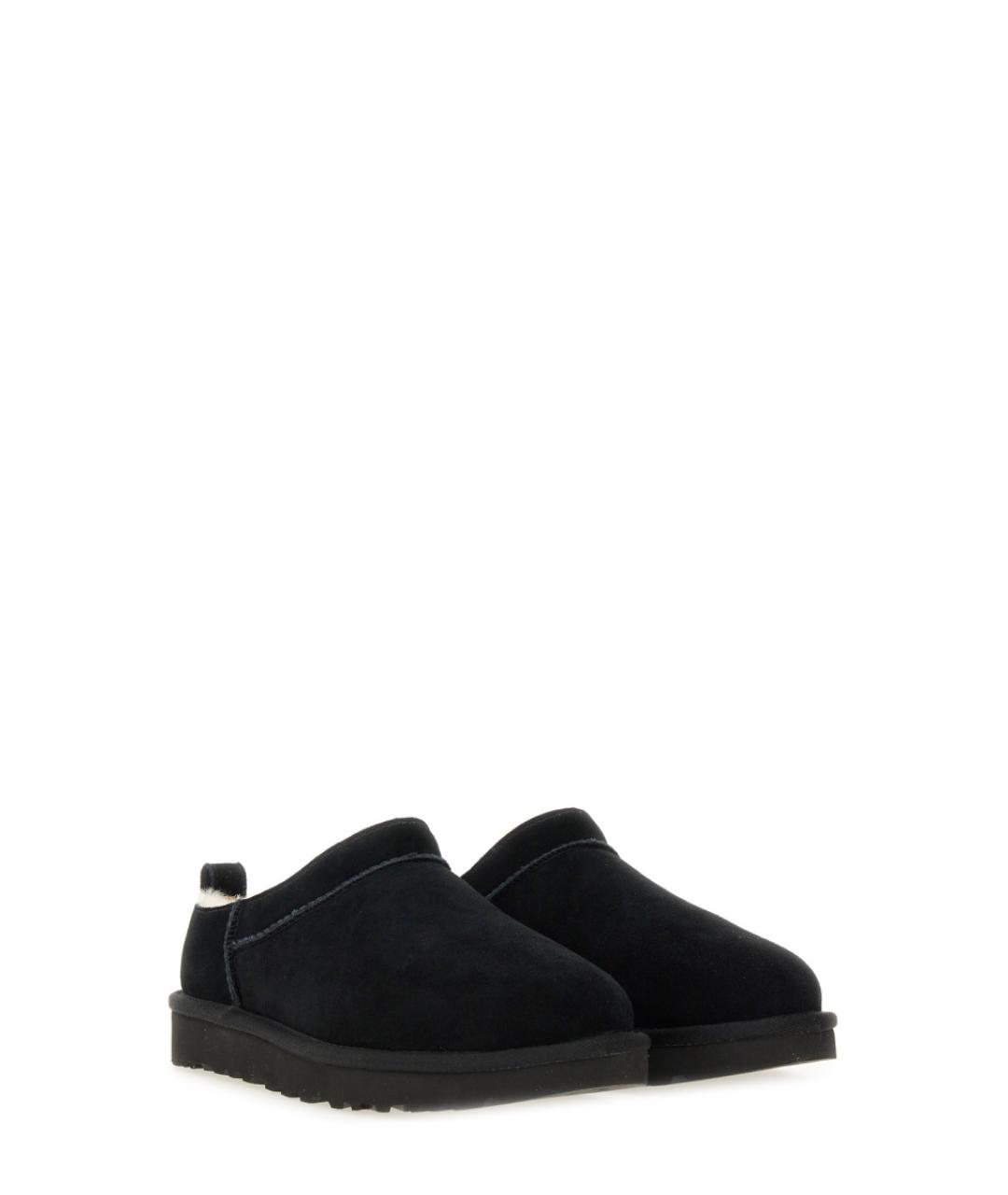 UGG AUSTRALIA Черные кожаные ботинки, фото 3
