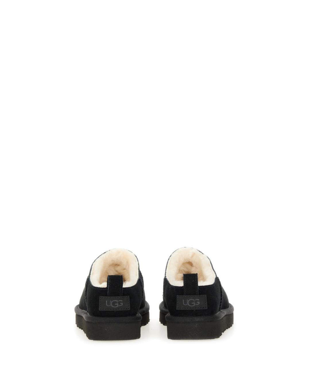 UGG AUSTRALIA Черные кожаные ботинки, фото 4