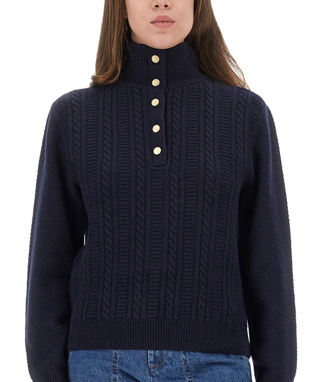 A.P.C. Синий шерстяной джемпер / свитер, фото 5