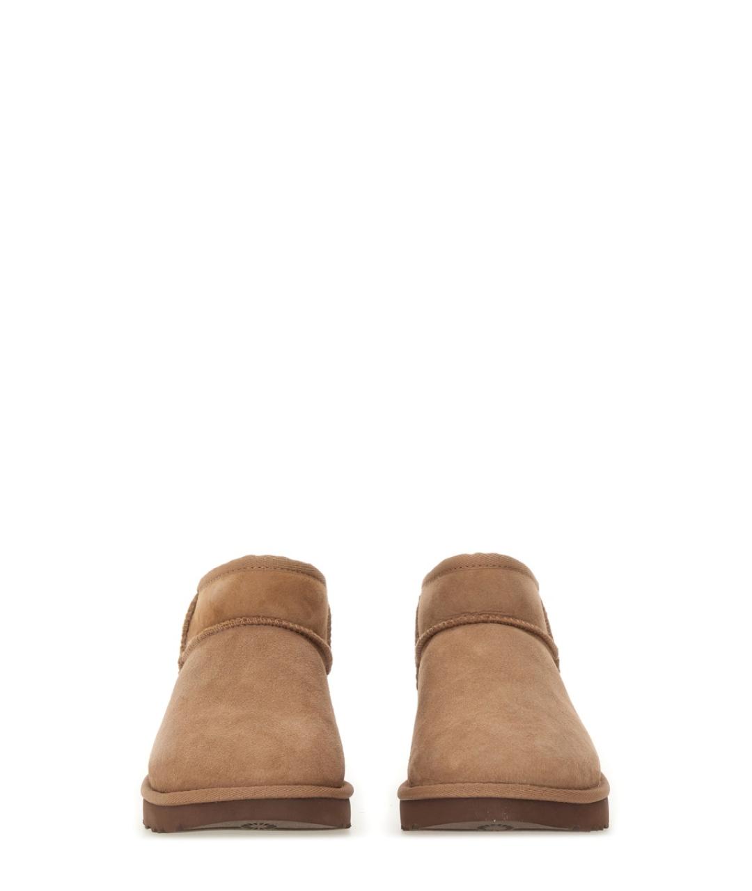 UGG AUSTRALIA Коричневые кожаные ботинки, фото 5