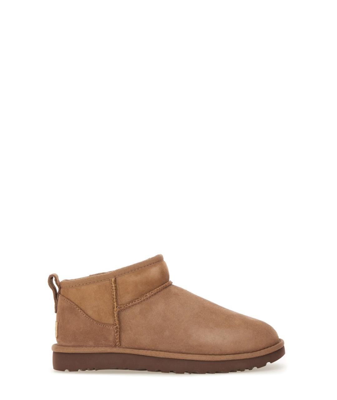 UGG AUSTRALIA Коричневые кожаные ботинки, фото 1