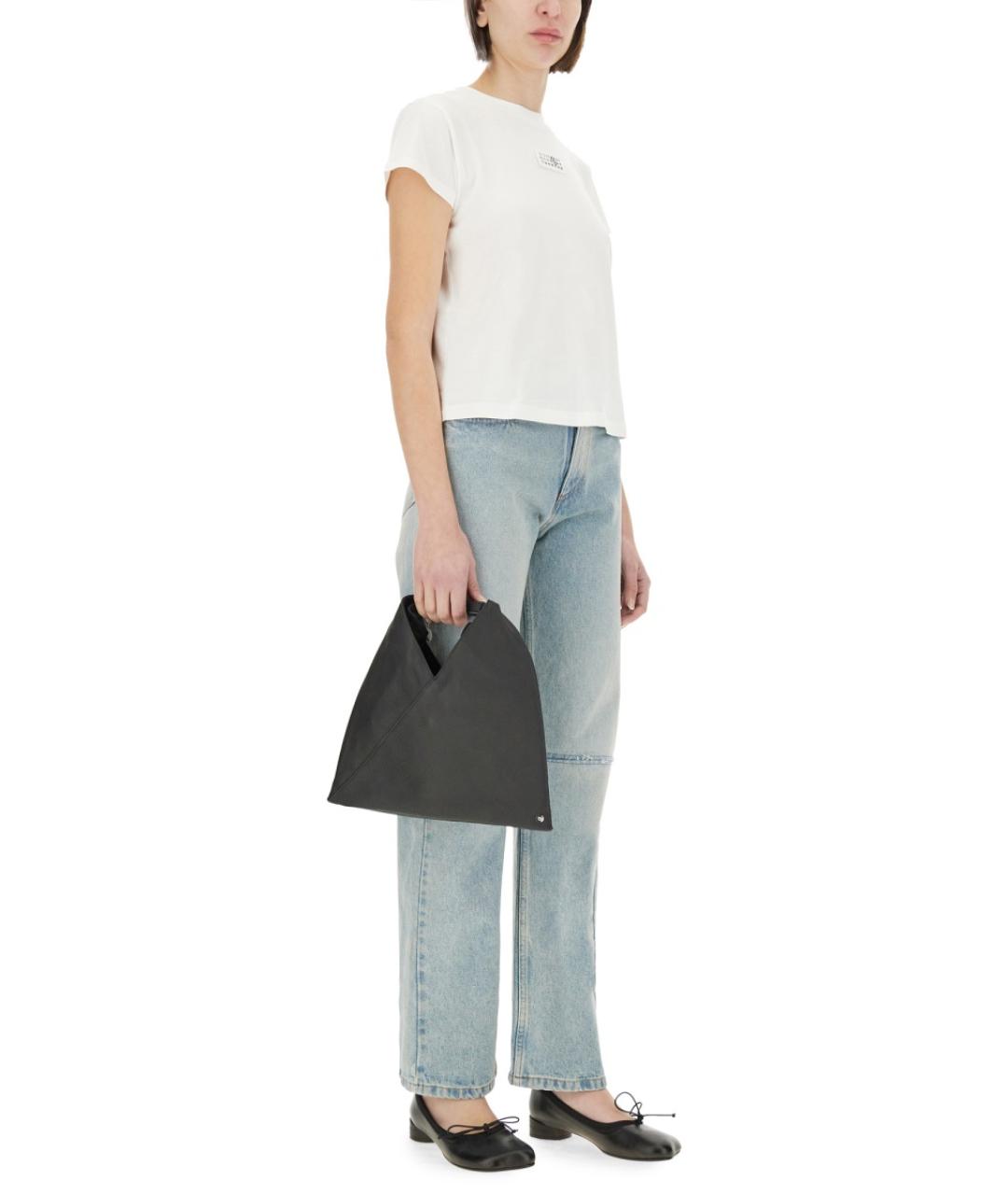 MM6 MAISON MARGIELA Белая хлопковая футболка, фото 3