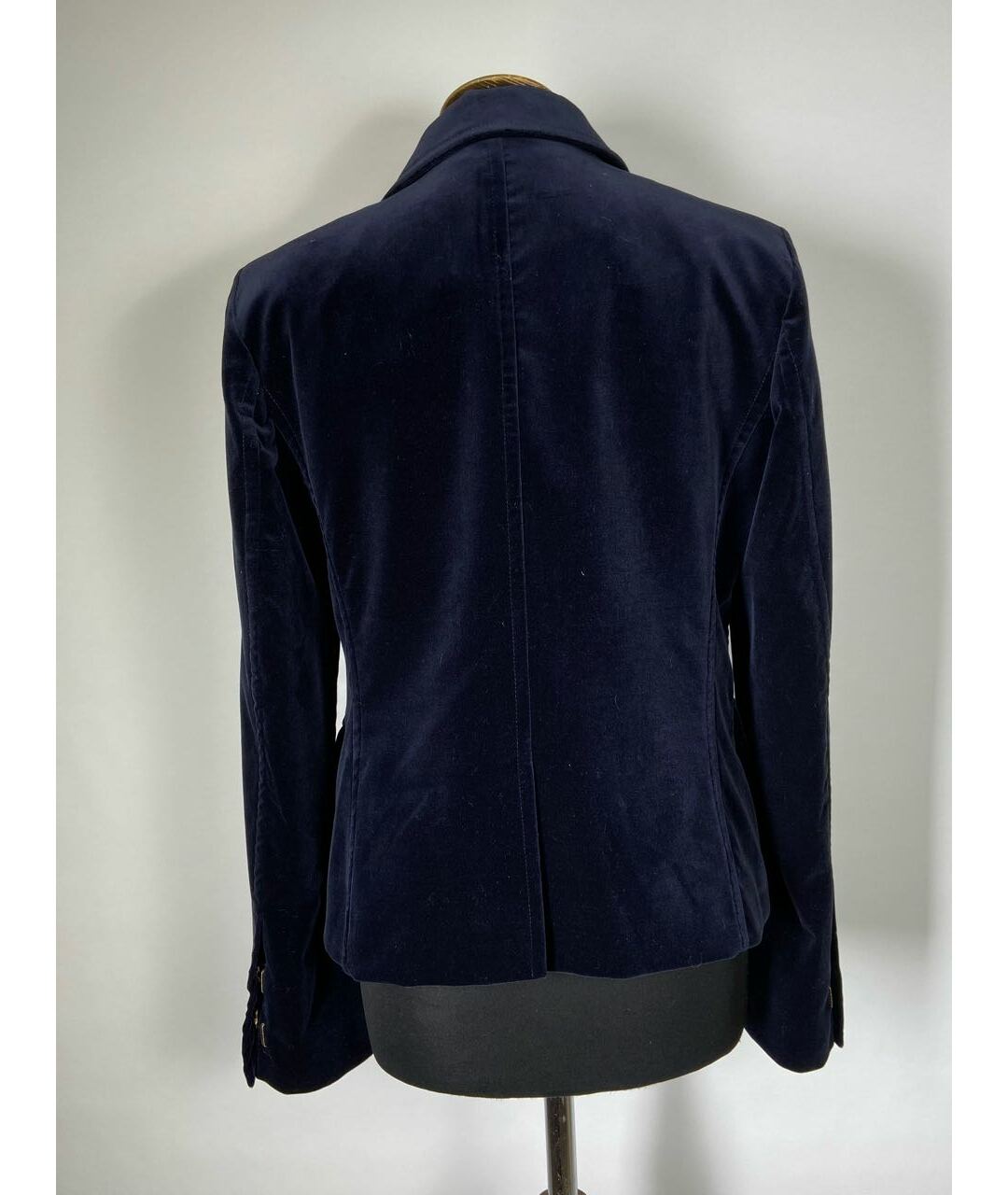 Marco Lombardi Синий бархатный жакет/пиджак, фото 3