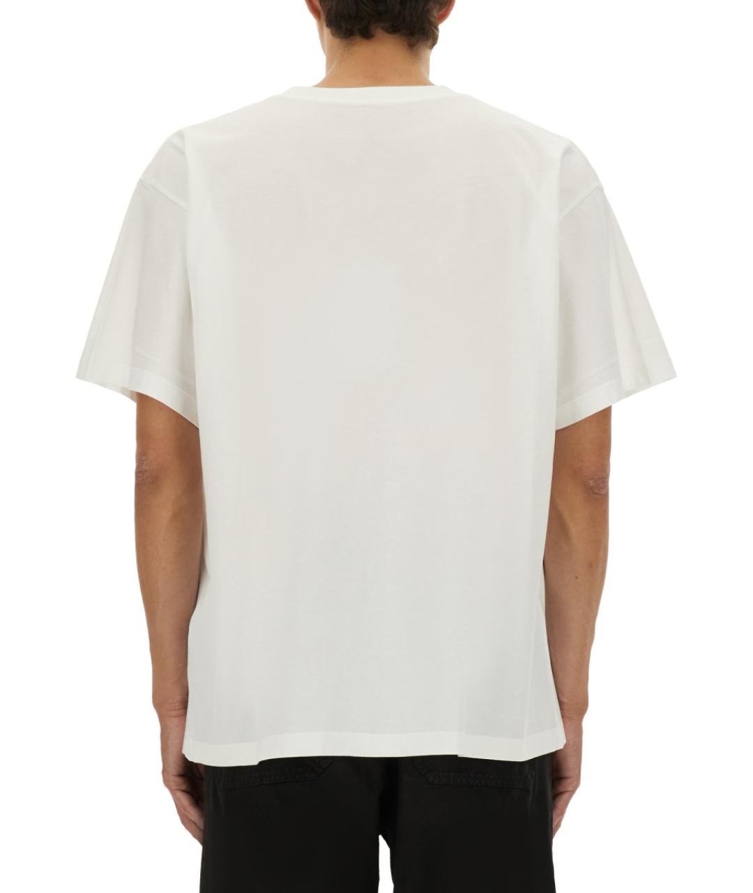 MM6 MAISON MARGIELA Белая хлопковая футболка, фото 3