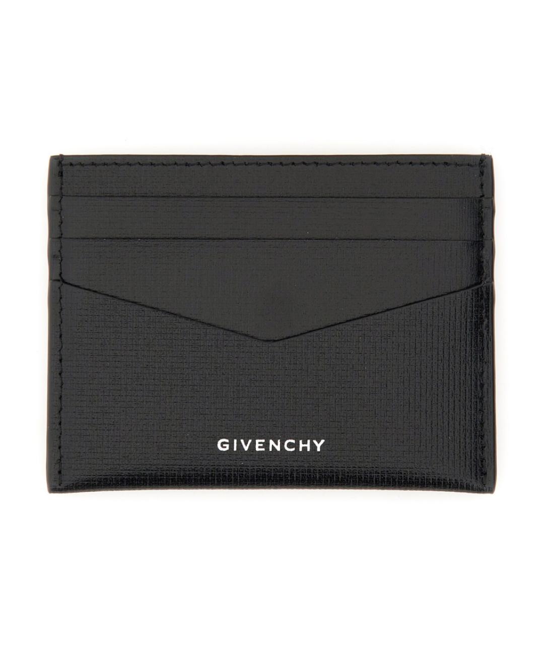 GIVENCHY Черный кожаный кардхолдер, фото 2