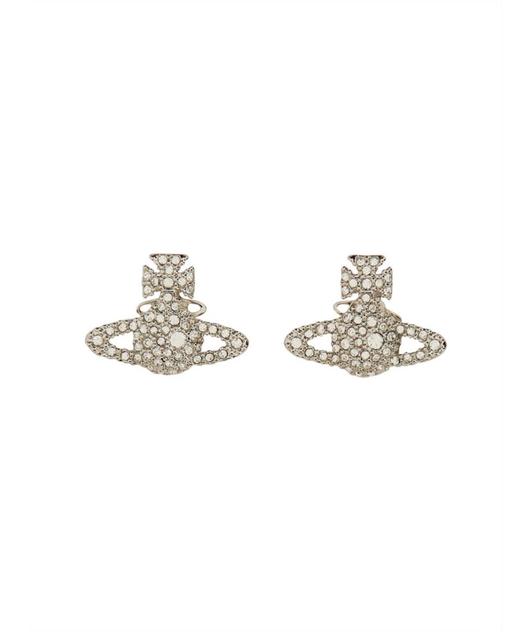 VIVIENNE WESTWOOD Серебряные металлические серьги, фото 2