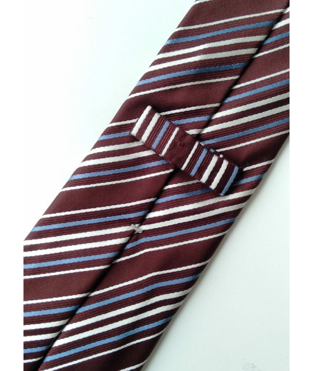 HUGO BOSS Бордовый шелковый галстук, фото 3