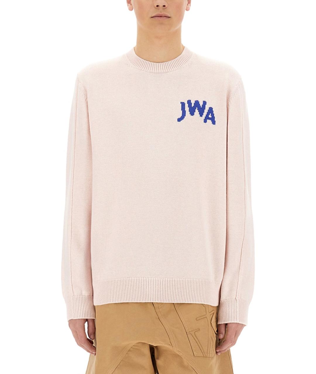 J.W.ANDERSON Розовый хлопковый джемпер / свитер, фото 2