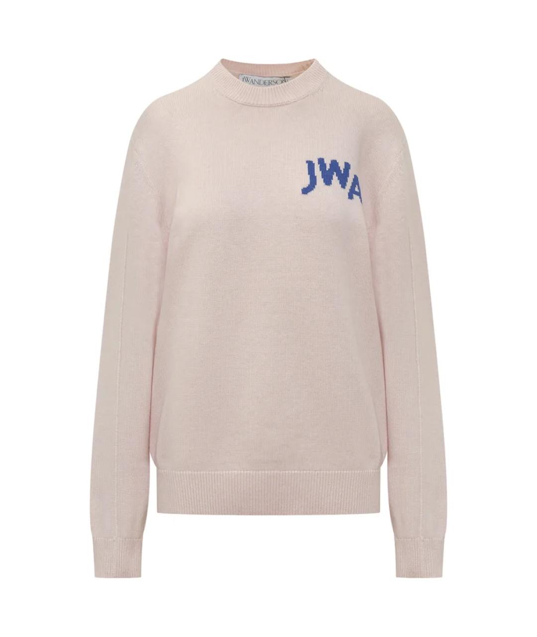 J.W.ANDERSON Розовый хлопковый джемпер / свитер, фото 1