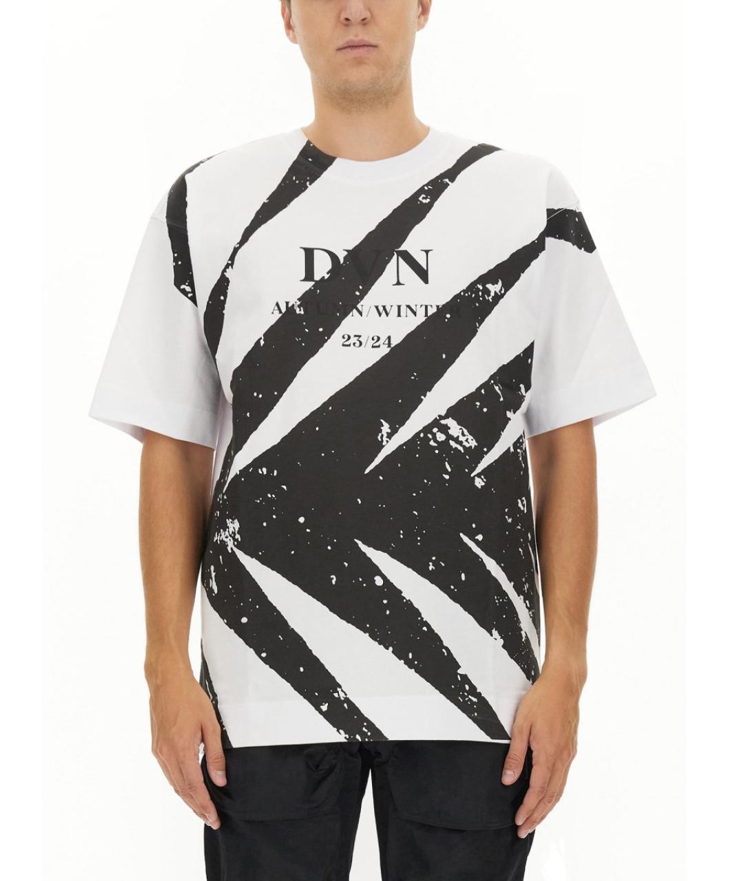 DRIES VAN NOTEN Белая хлопковая футболка, фото 2
