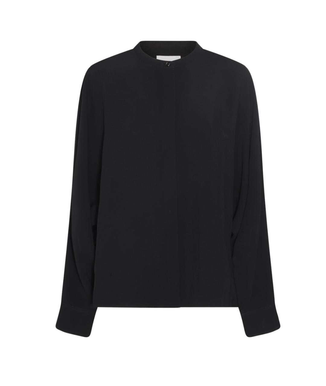 JIL SANDER Черная вискозная рубашка, фото 1