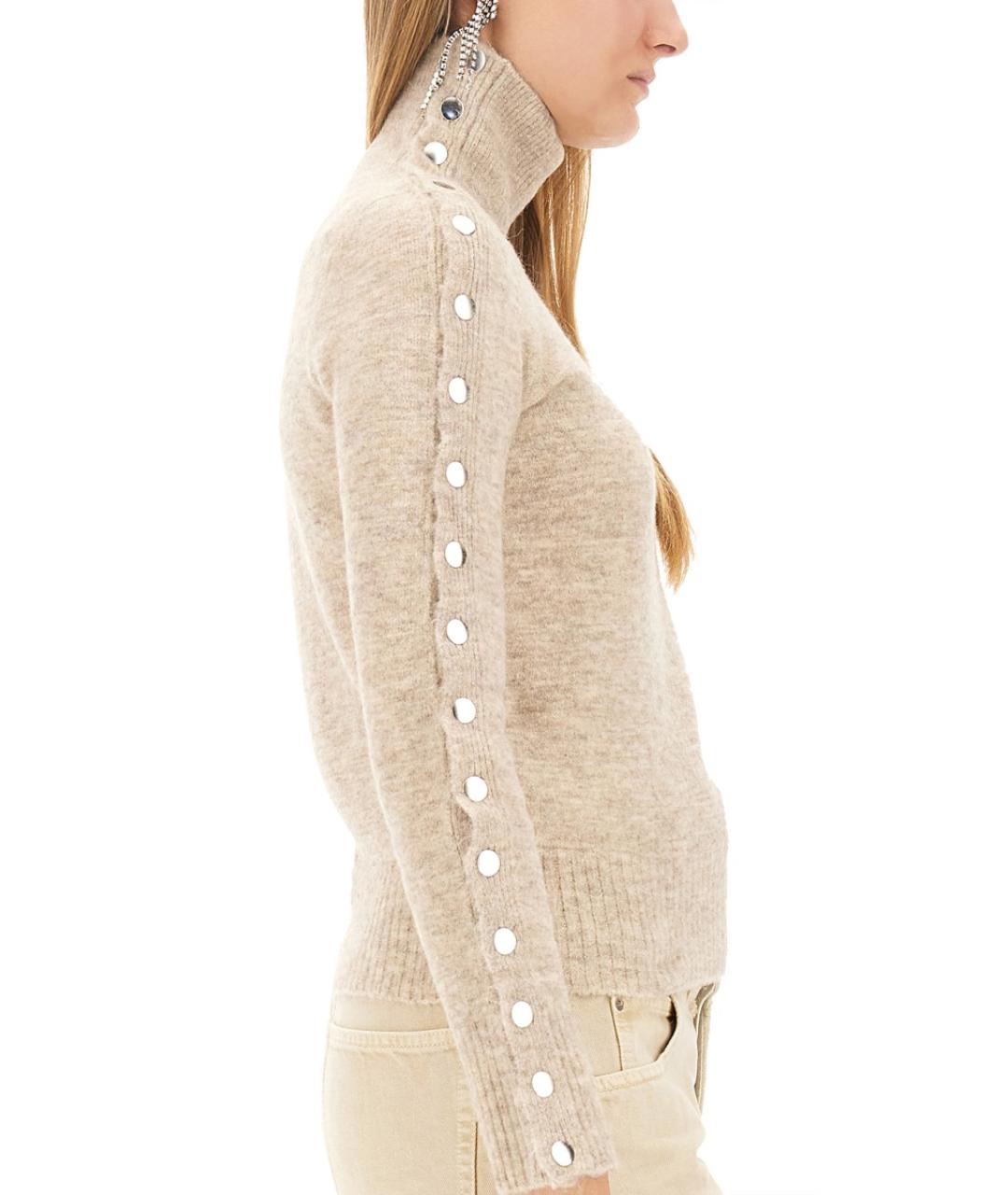 ISABEL MARANT Бежевый полиамидовый джемпер / свитер, фото 5