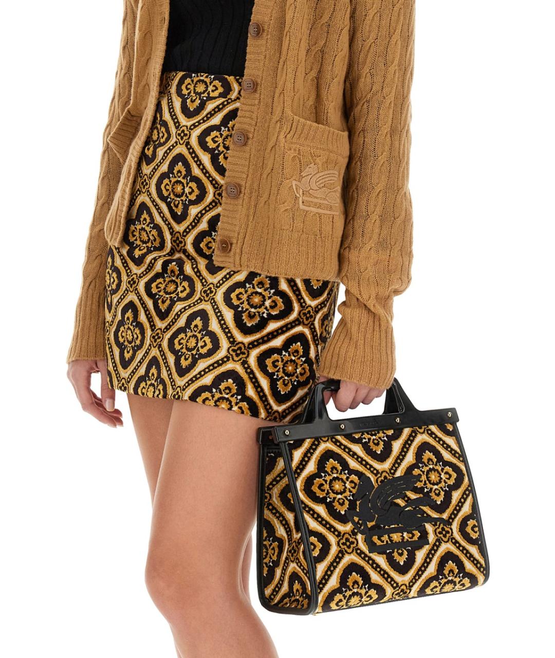 ETRO Бежевый кашемировый джемпер / свитер, фото 5