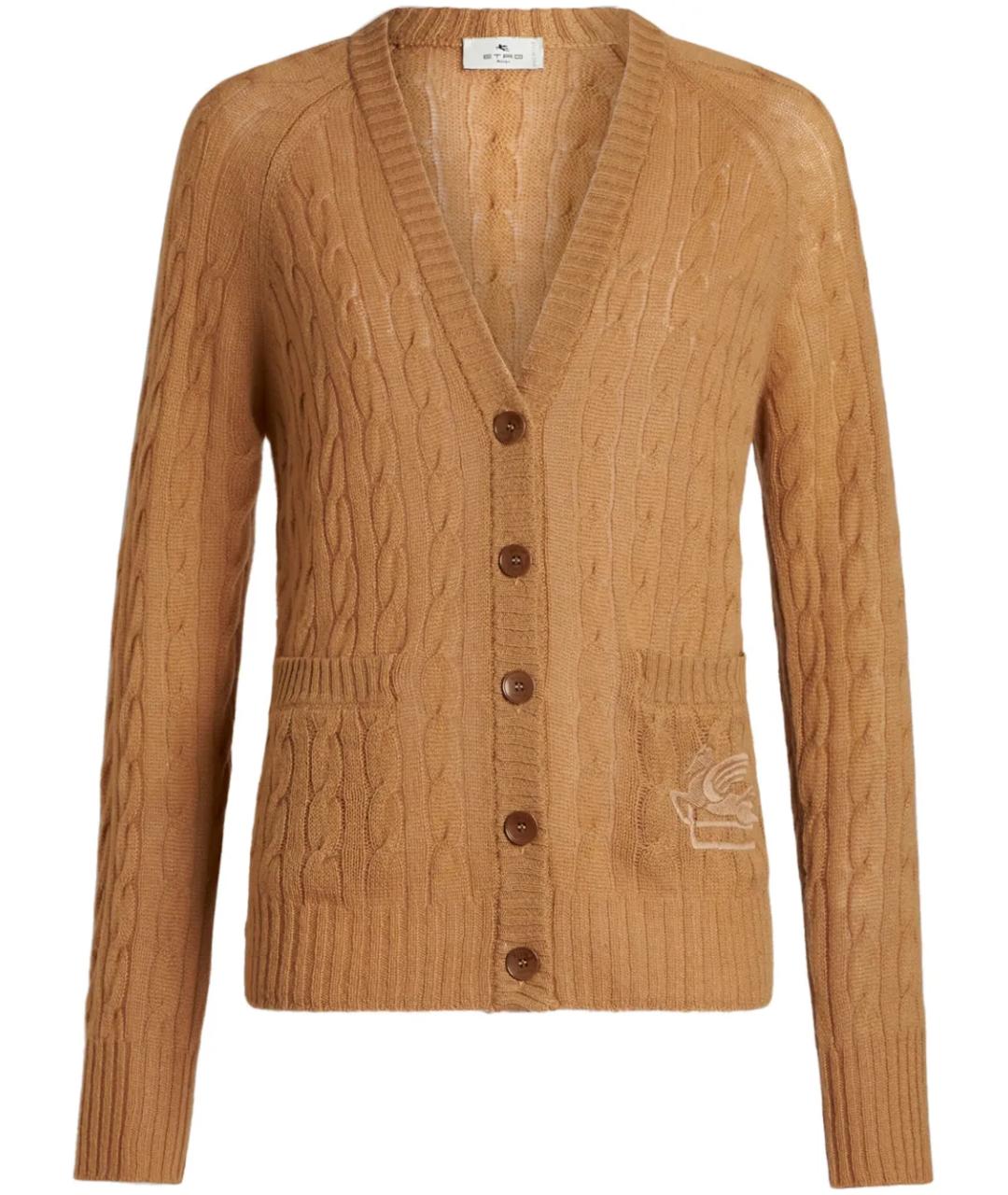 ETRO Бежевый кашемировый джемпер / свитер, фото 1