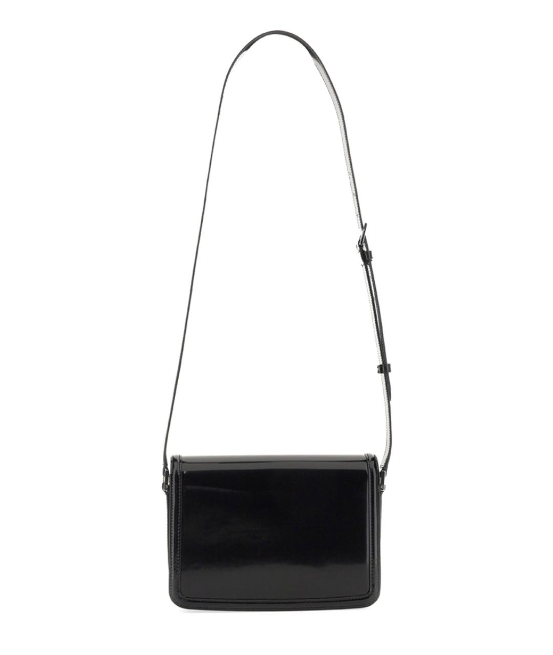 SAINT LAURENT Черная кожаная сумка на плечо, фото 3