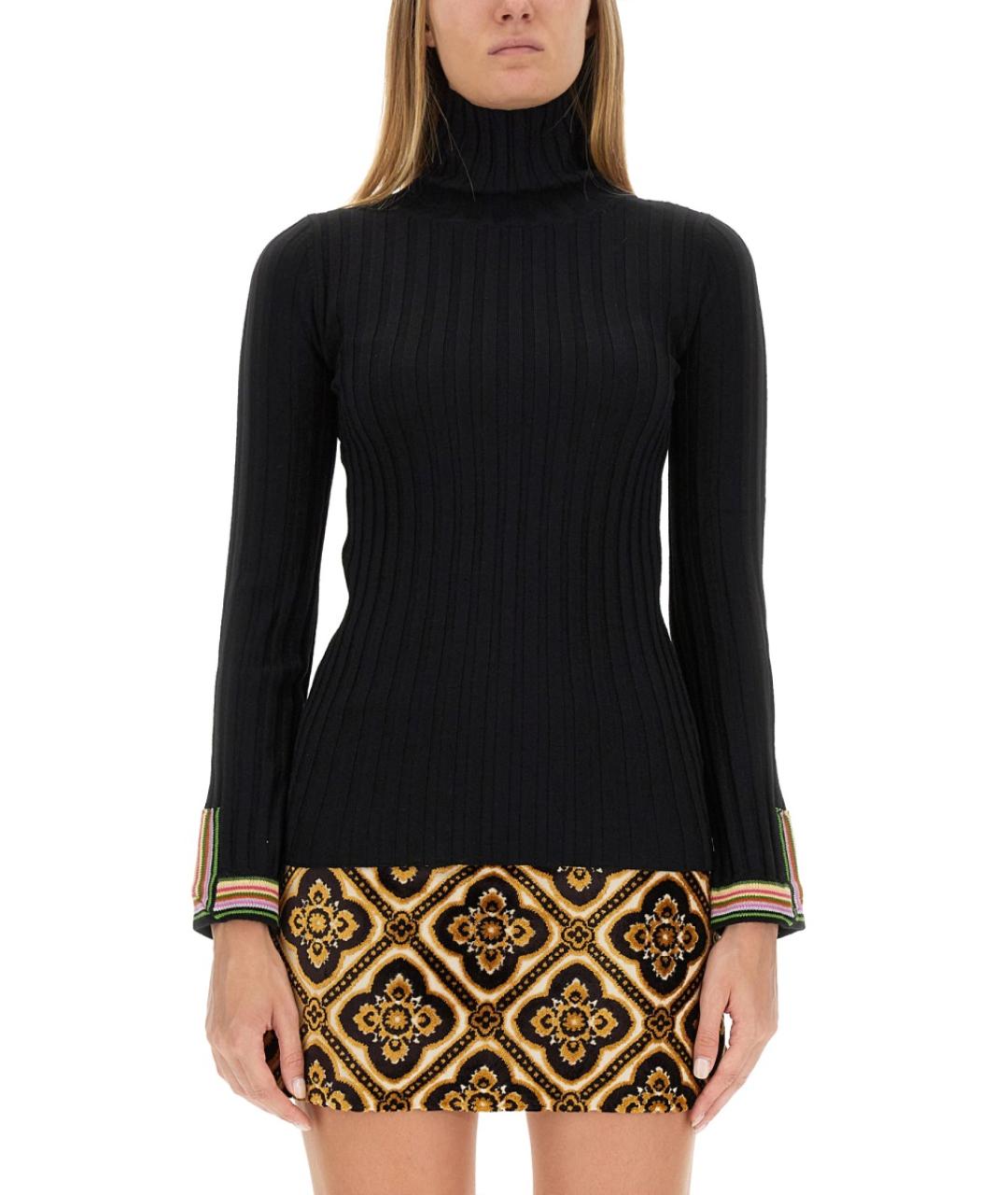 ETRO Черный шерстяной джемпер / свитер, фото 2