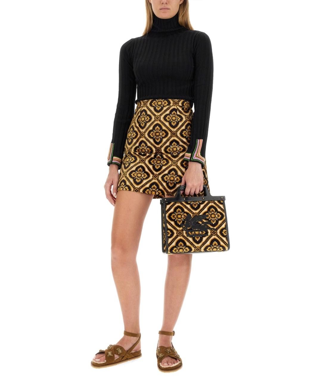 ETRO Черный шерстяной джемпер / свитер, фото 3