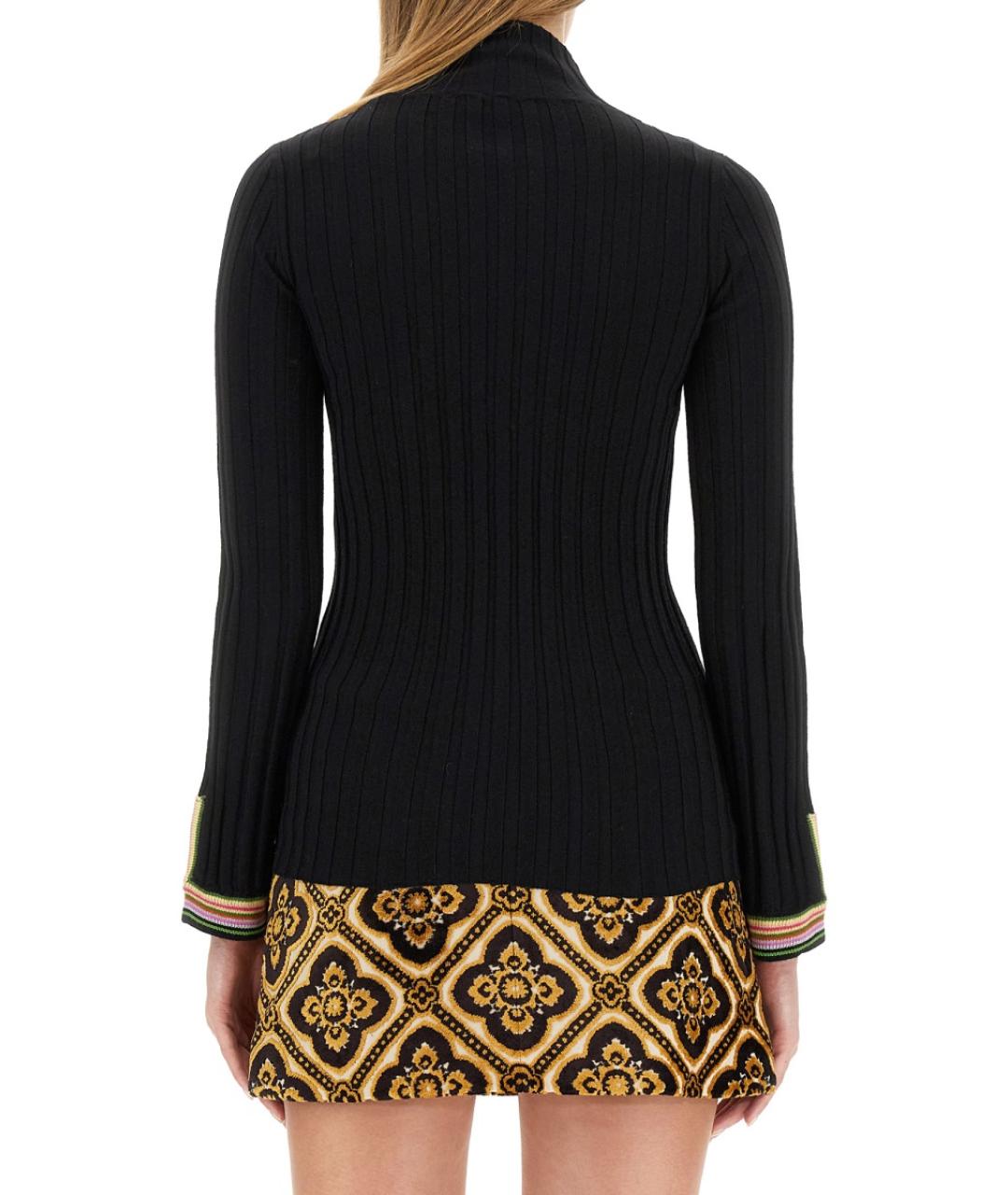 ETRO Черный шерстяной джемпер / свитер, фото 4