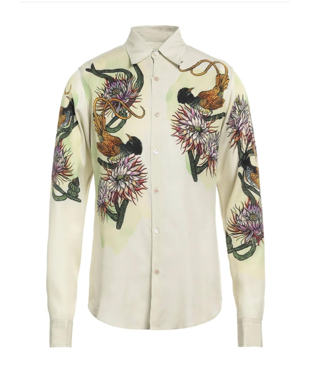 DRIES VAN NOTEN Мульти хлопковая кэжуал рубашка, фото 1