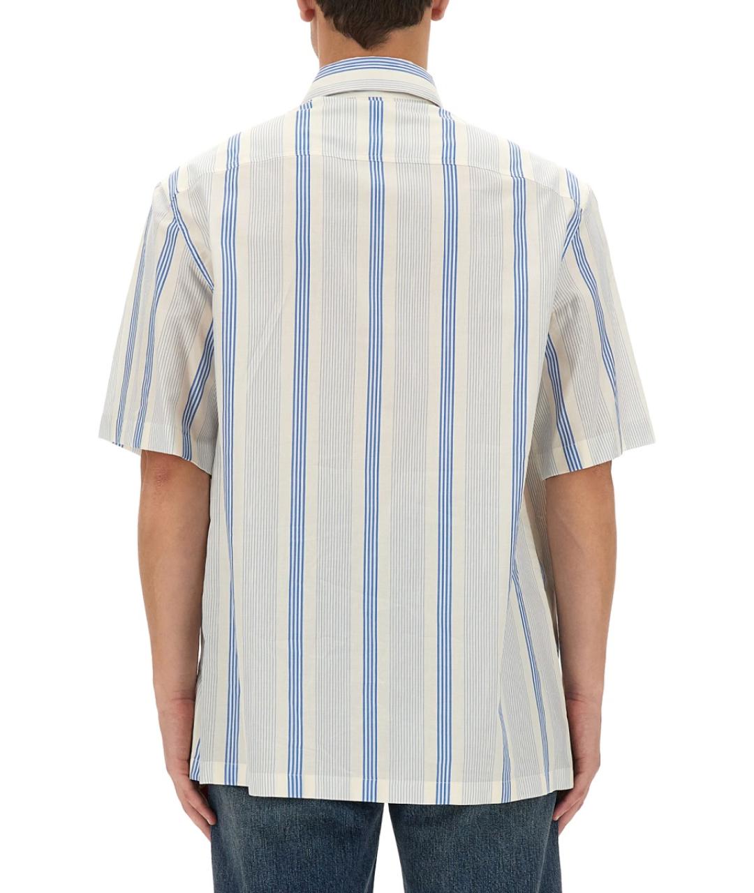 ETRO Голубая хлопковая кэжуал рубашка, фото 4