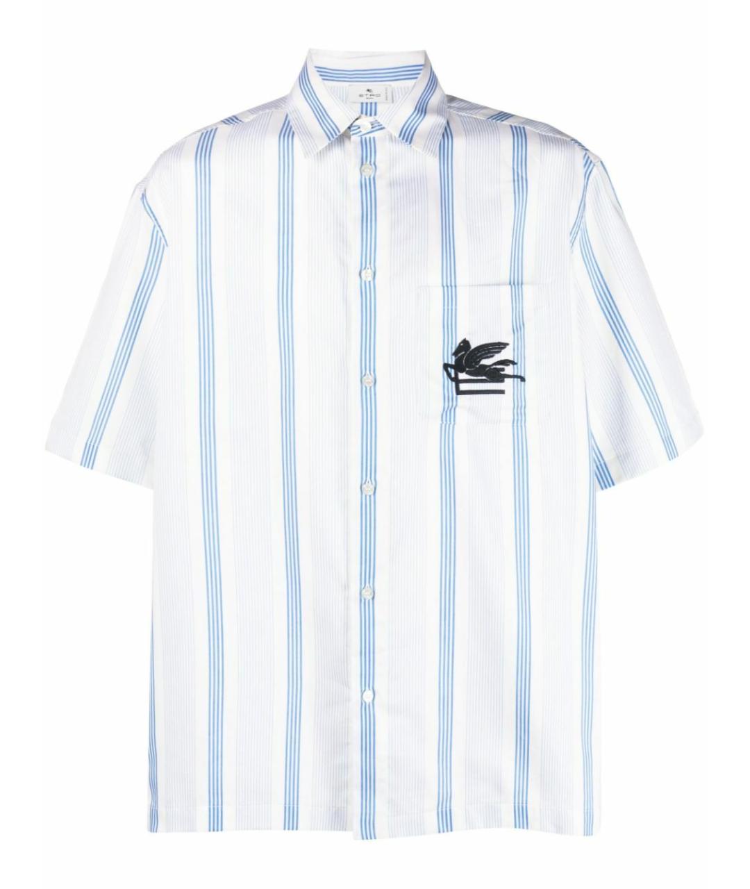 ETRO Голубая хлопковая кэжуал рубашка, фото 1