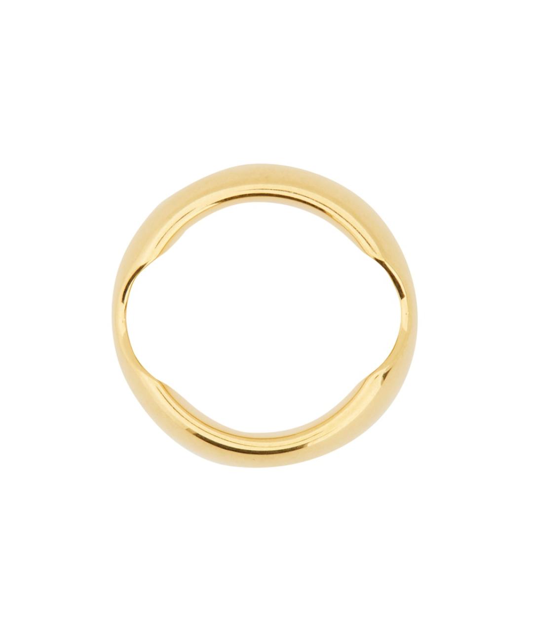 BALENCIAGA Золотое латунное кольцо, фото 2