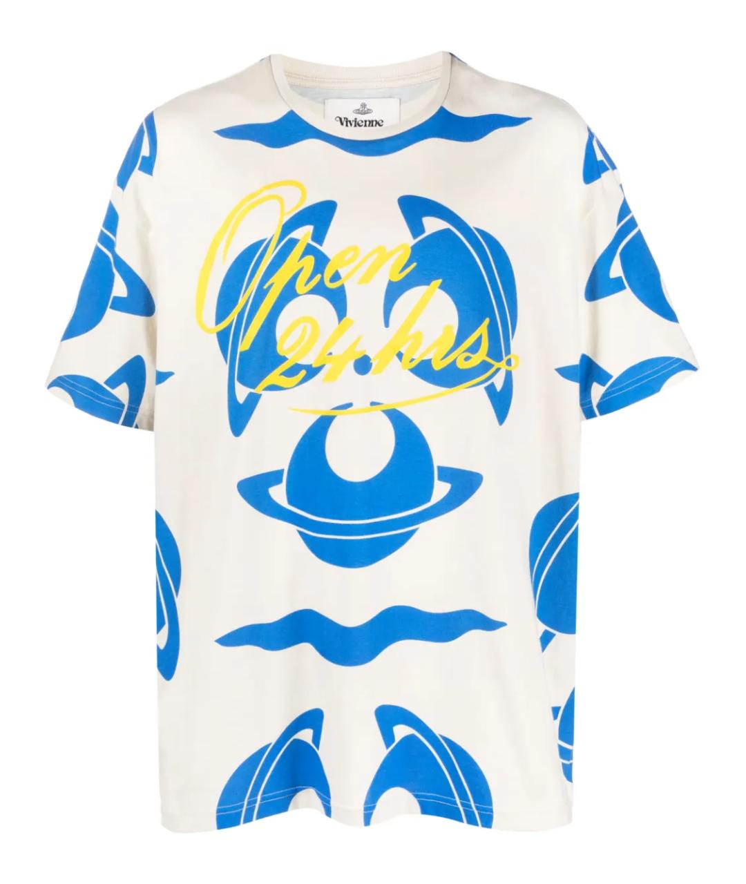 VIVIENNE WESTWOOD Мульти хлопковая футболка, фото 1