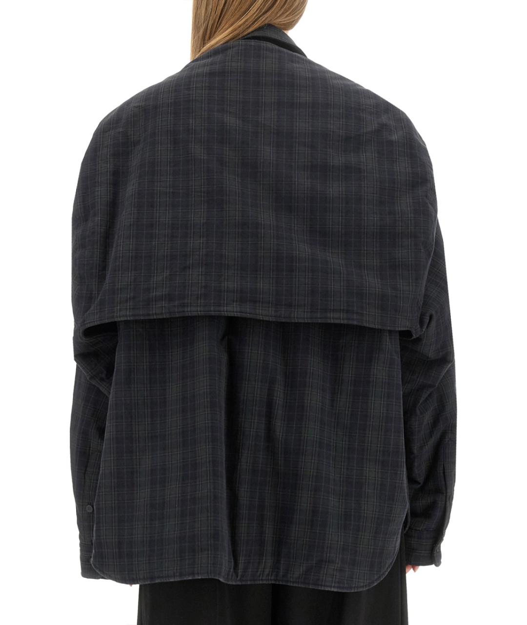 BALENCIAGA Серая хлопковая рубашка, фото 4