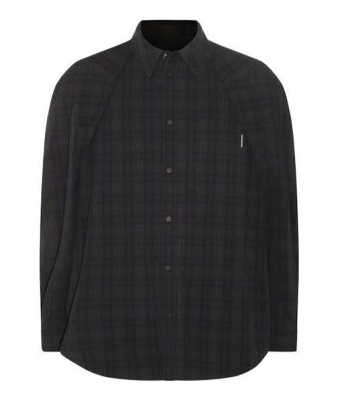 BALENCIAGA Серая хлопковая рубашка, фото 1