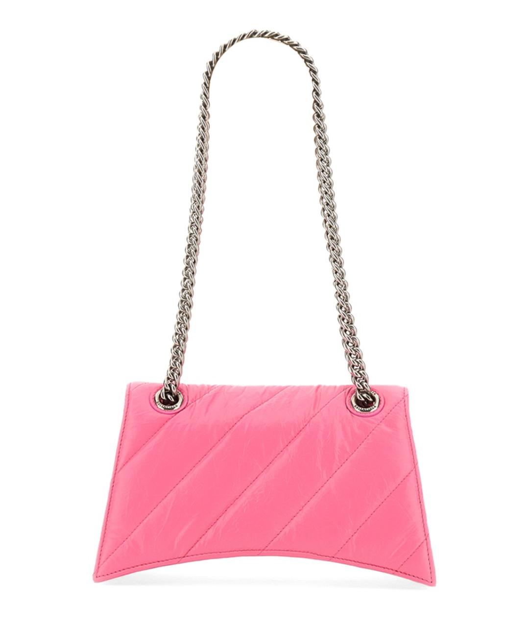 BALENCIAGA Розовая кожаная сумка через плечо, фото 3