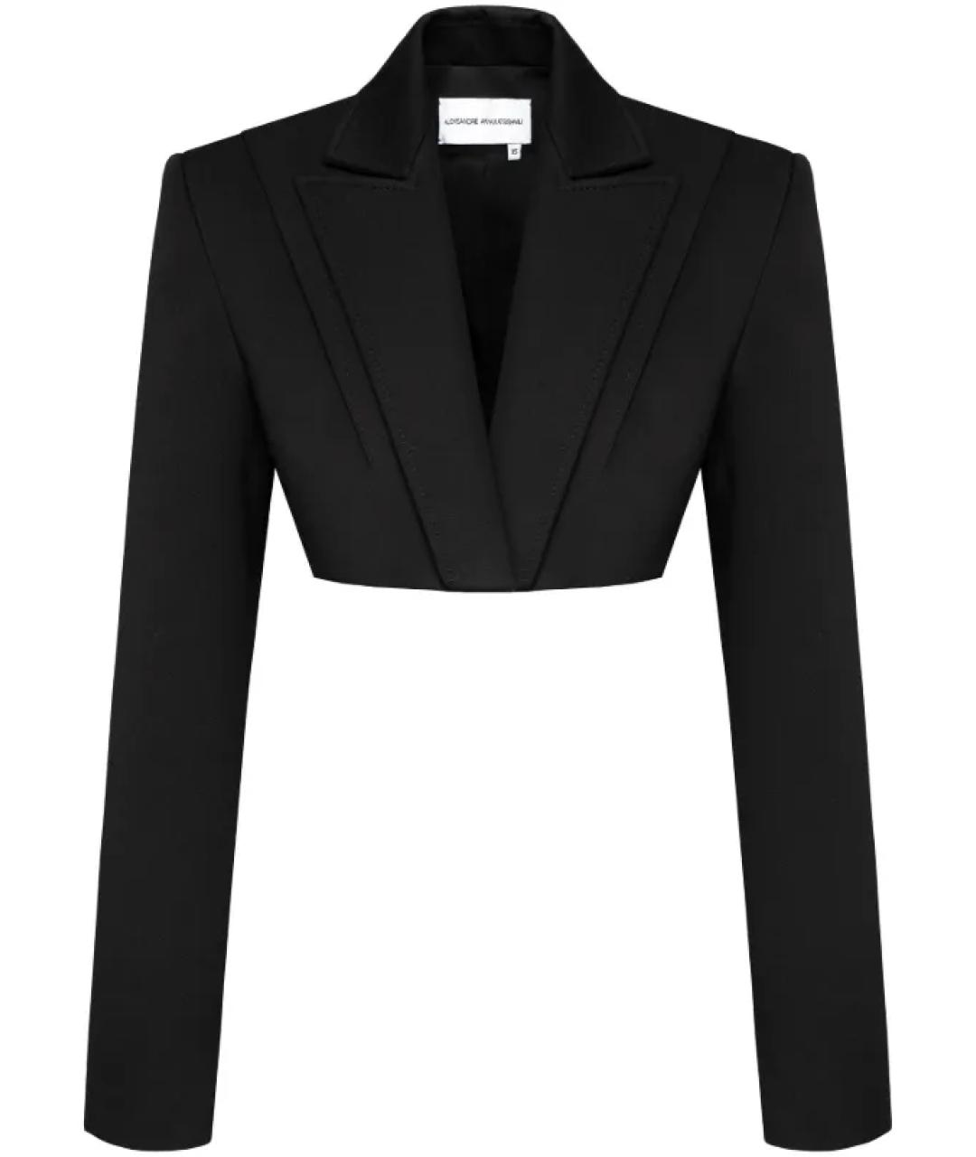 ALEXANDER MCQUEEN Черный шерстяной жакет/пиджак, фото 1