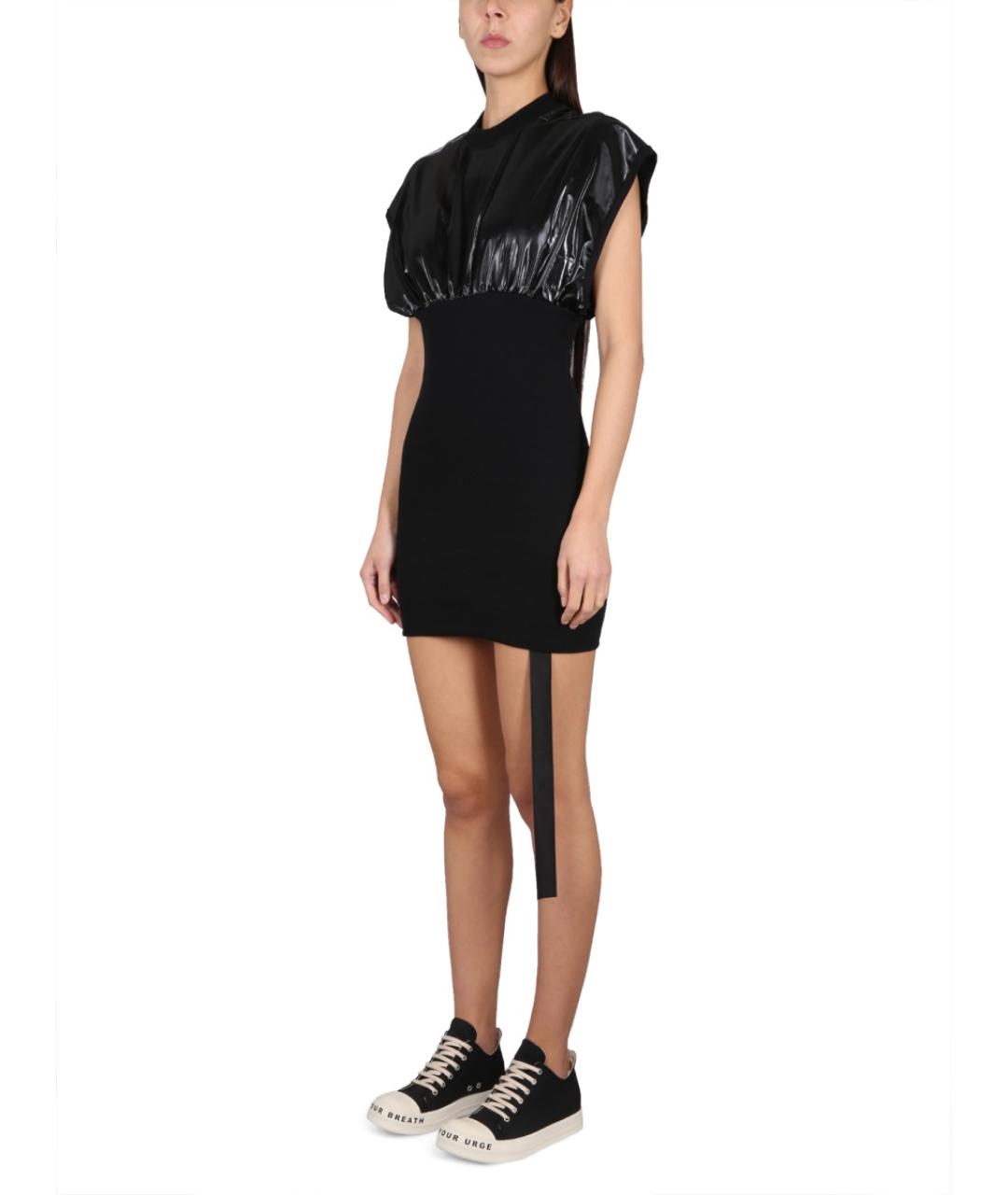 RICK OWENS DRKSHDW Черное коктейльное платье, фото 3