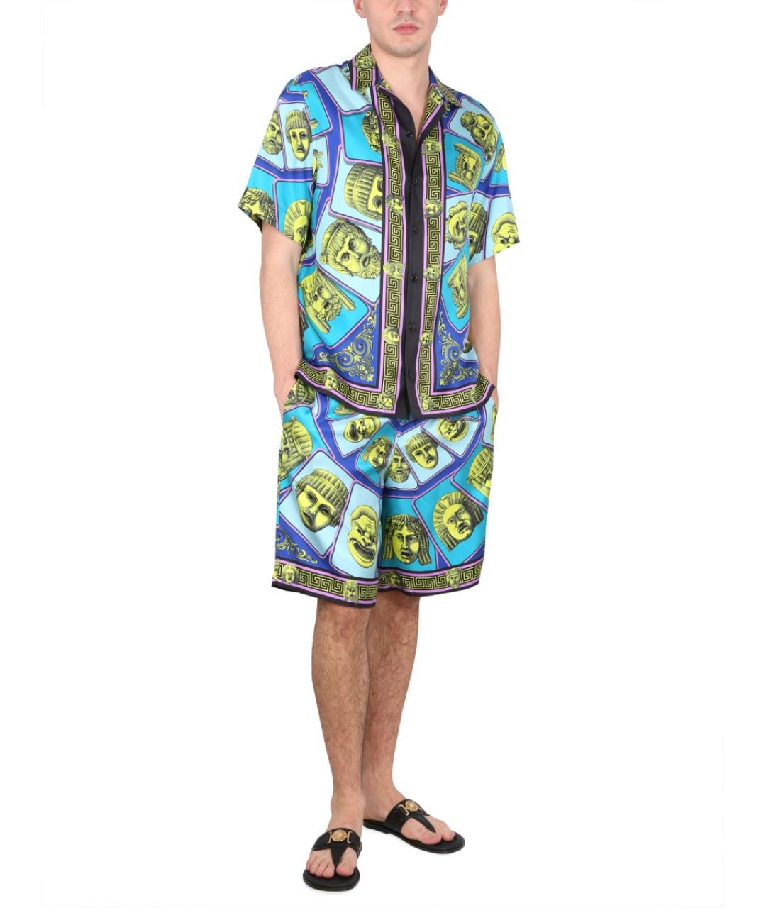 VERSACE Мульти шорты, фото 3