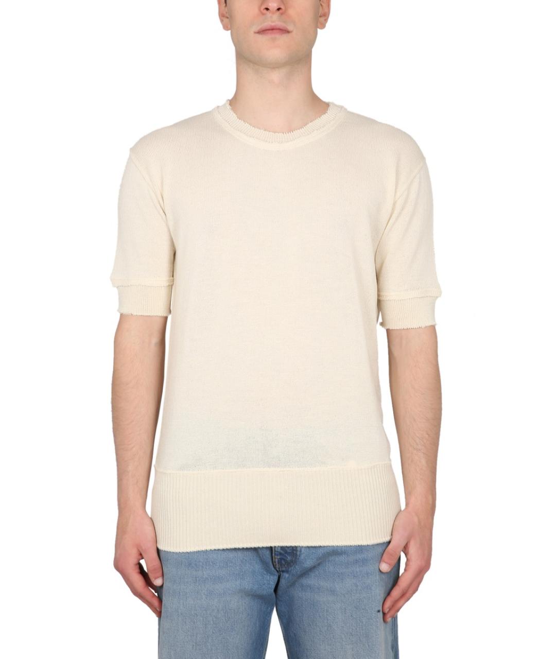 MAISON MARGIELA Белый шерстяной джемпер / свитер, фото 2