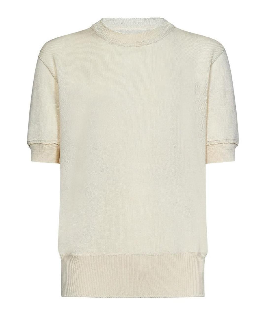 MAISON MARGIELA Белый шерстяной джемпер / свитер, фото 1