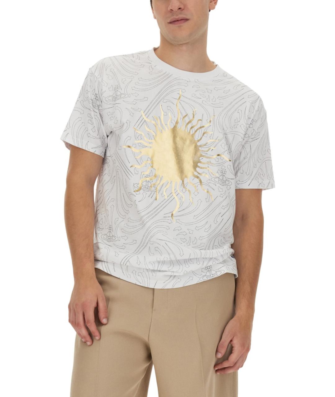 VIVIENNE WESTWOOD Белая хлопковая футболка, фото 5