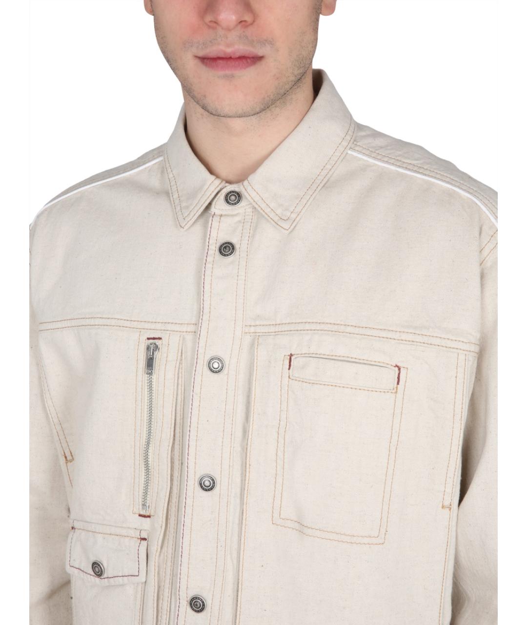 ISABEL MARANT Белая хлопковая куртка, фото 5